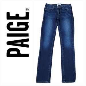 Paige Skyline Skinny Stretch Comfort Blue Jeans Size 27